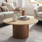 Kioni Round Travertine Coffee Table by Modway FredCo
