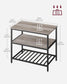 Kitchen Island with 3 Shelves FredCo