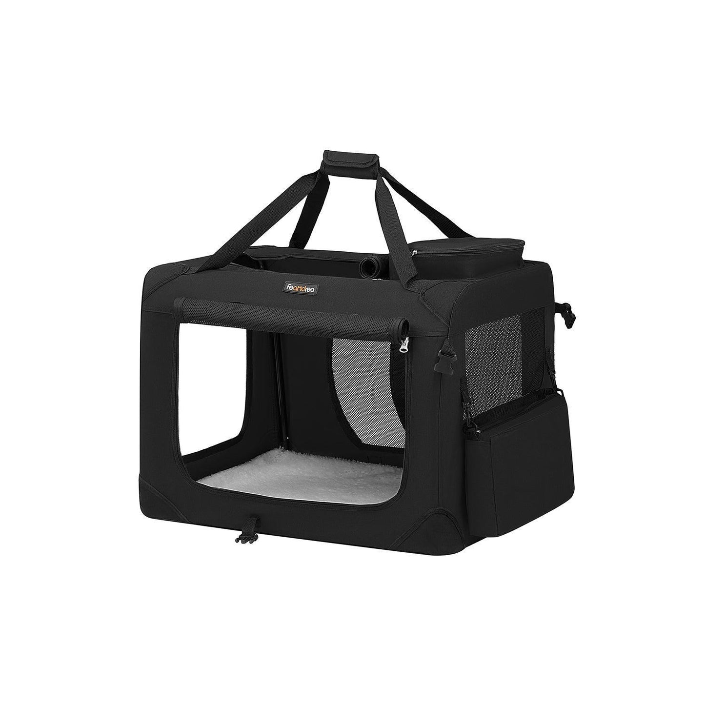 L Dog Crate Black FredCo