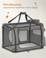 L Dog Crate Gray FredCo