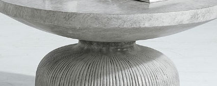 Laddie Weathered Gray Finish Coffee Table FredCo