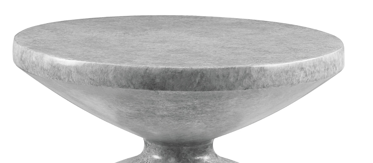 Laddie Weathered Gray Finish End Table FredCo
