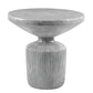 Laddie Weathered Gray Finish End Table FredCo