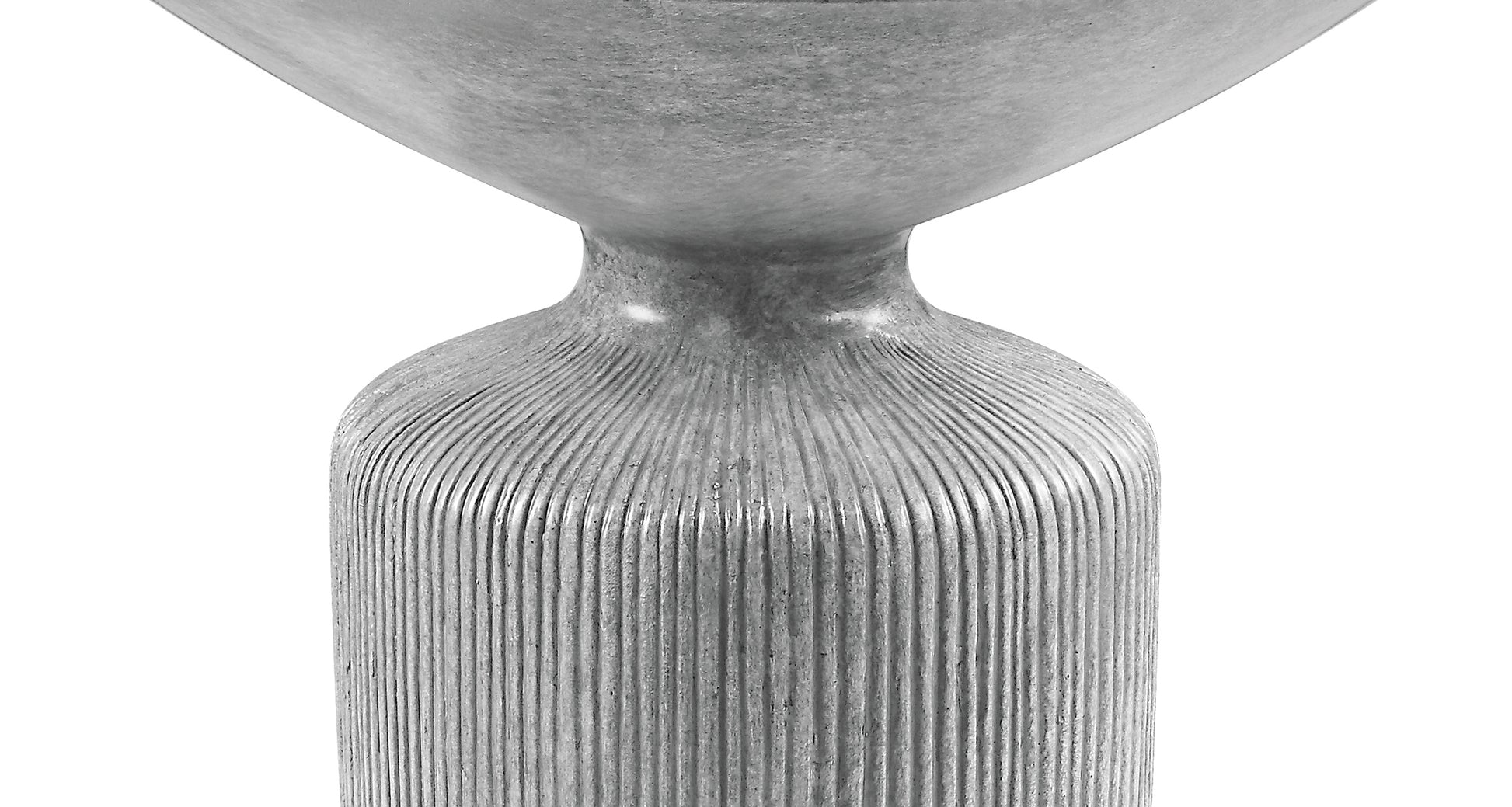 Laddie Weathered Gray Finish End Table FredCo