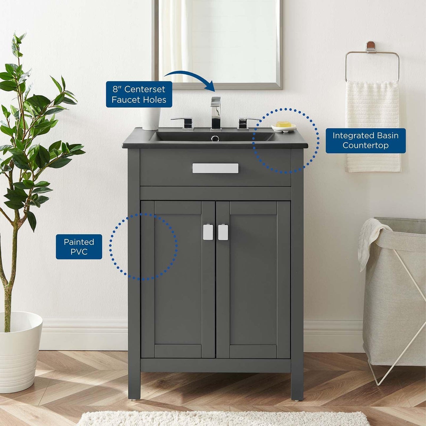 Laguna 24" Bathroom Vanity, EEI-5365 FredCo
