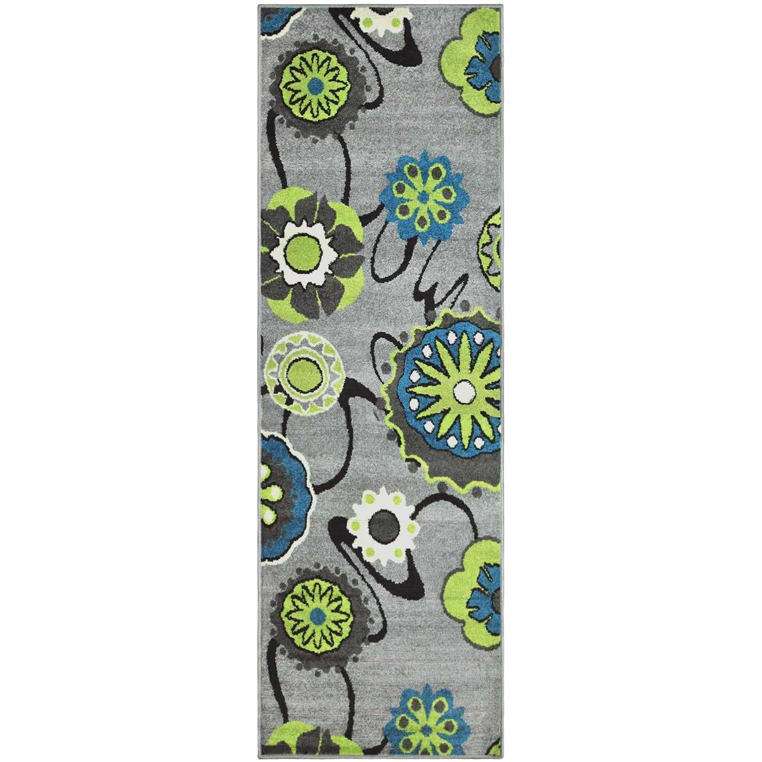 Lana Modern Abstract Floral Rug FredCo