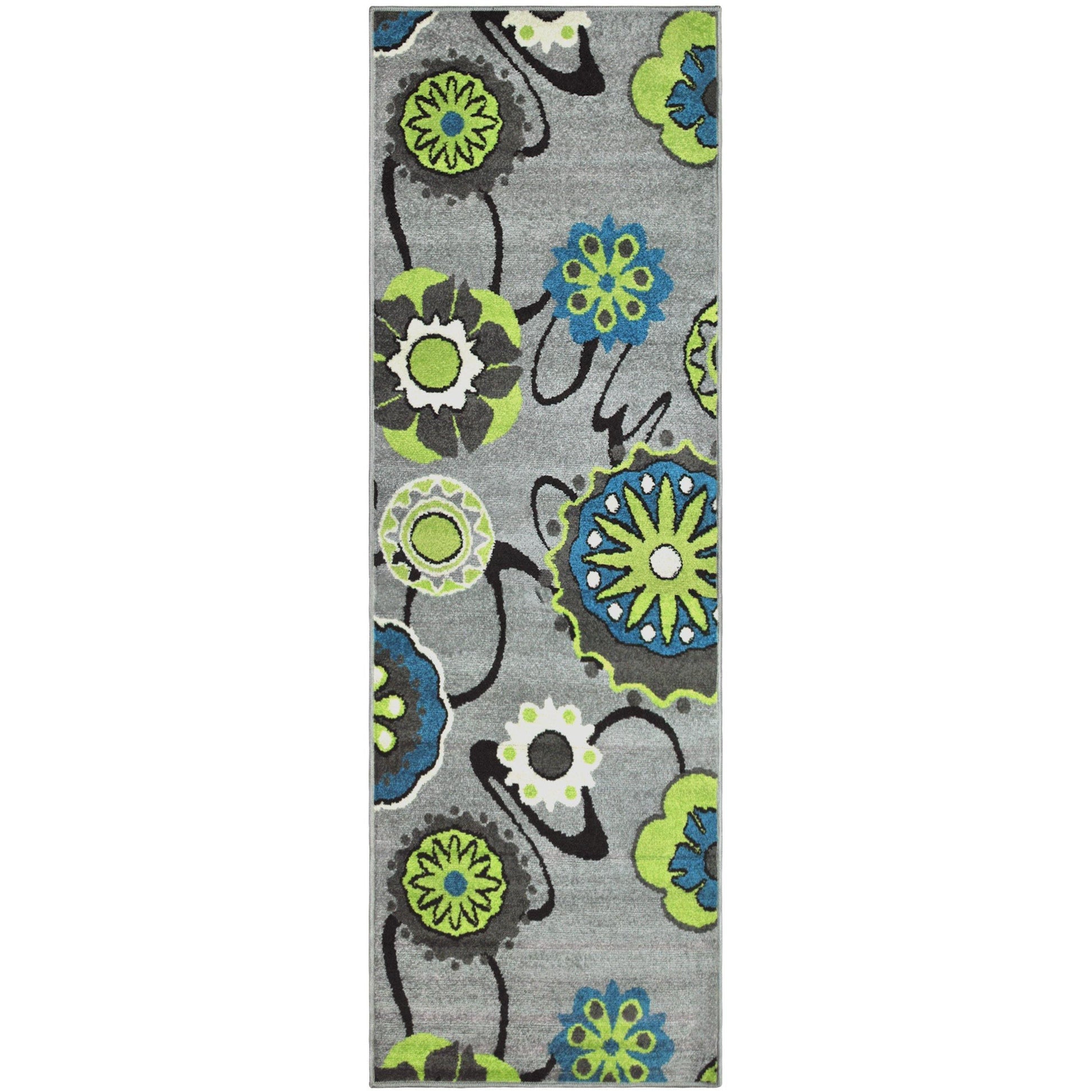 Lana Modern Abstract Floral Rug FredCo