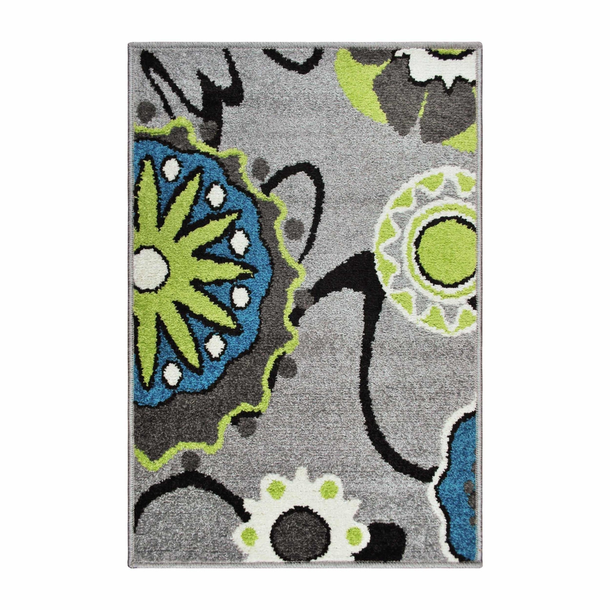 Lana Modern Abstract Floral Rug FredCo
