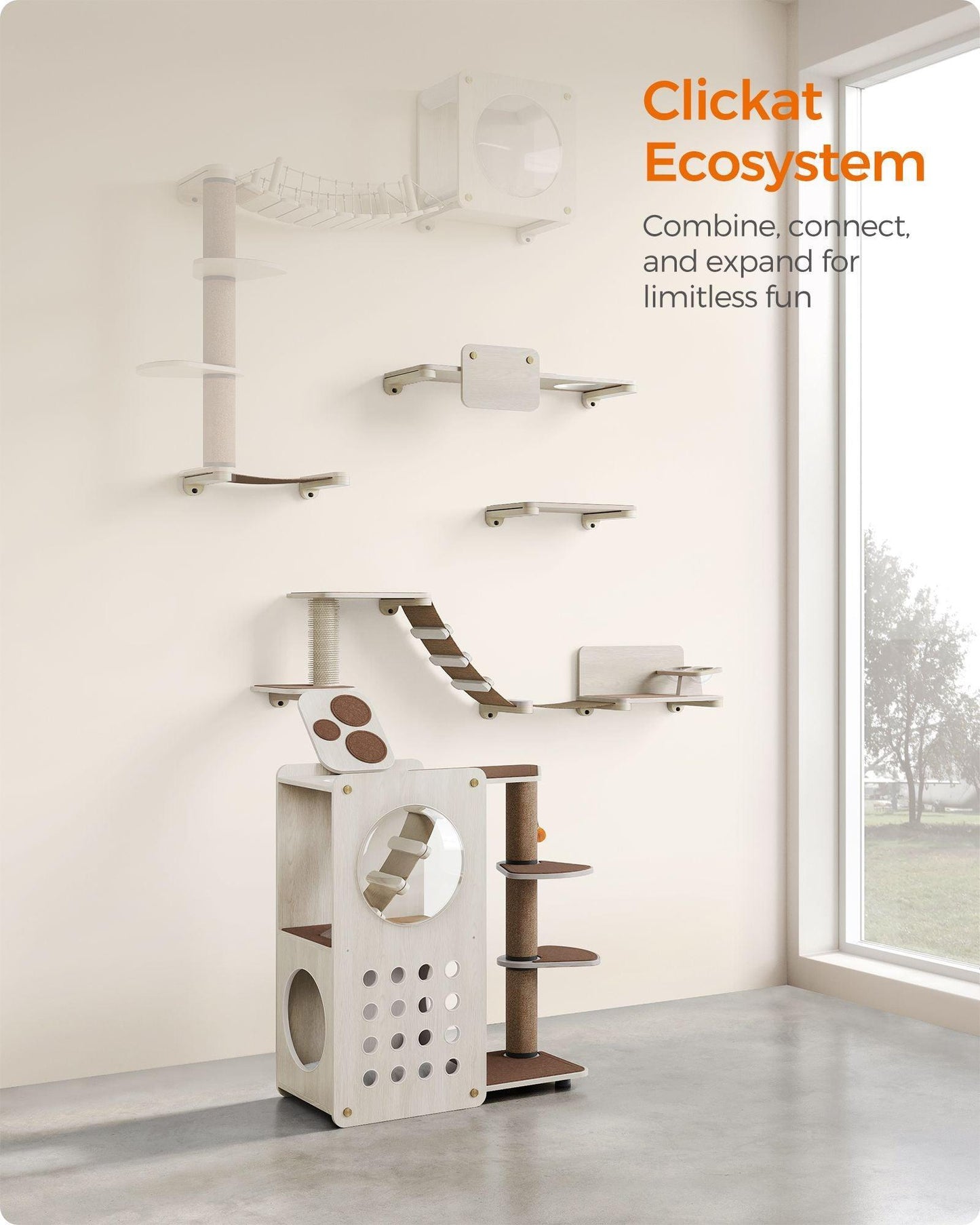 Land - Cat Wall Furniture Set of 7 FredCo