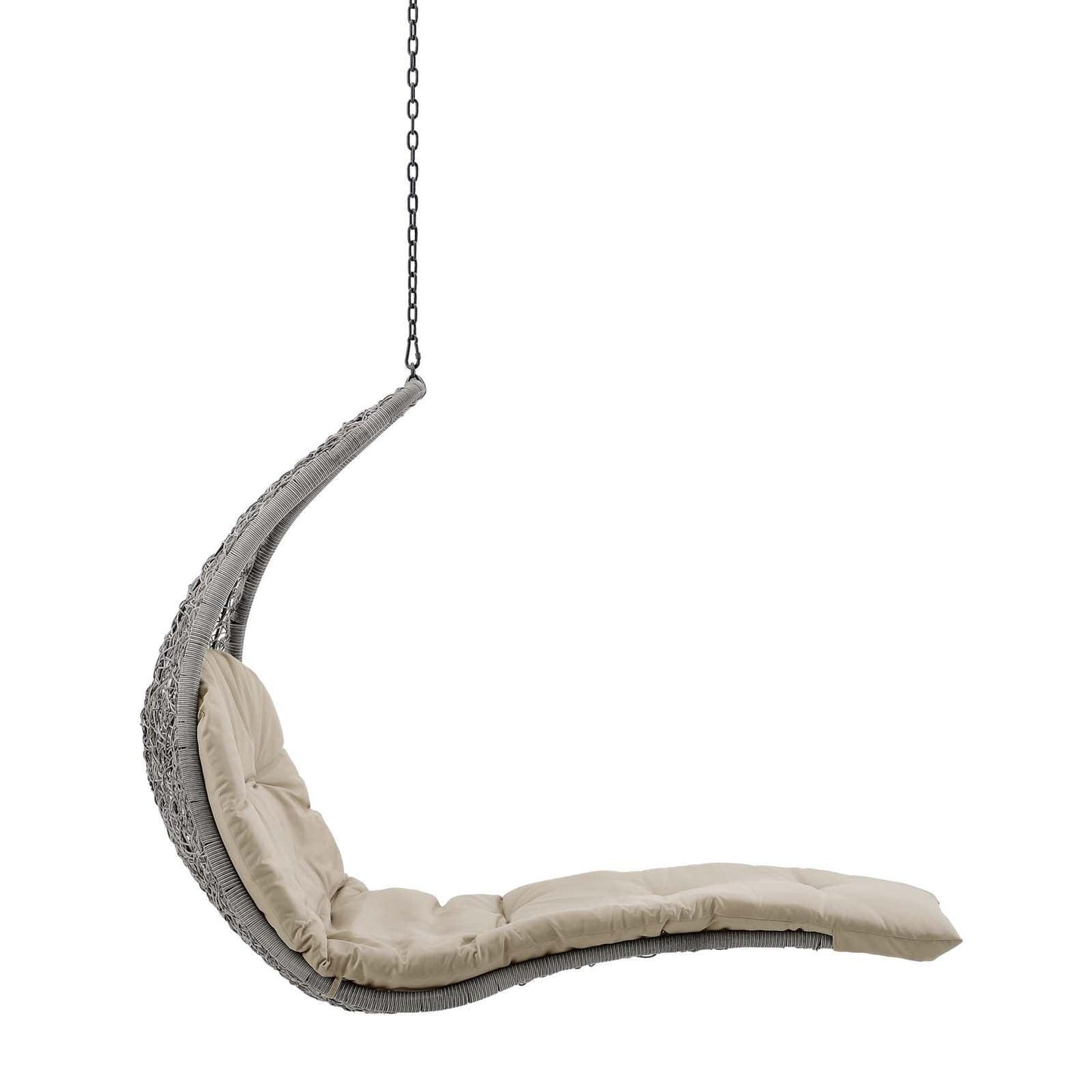 Landscape Hanging Chaise Lounge Outdoor Patio Swing Chair, EEI-4589 FredCo