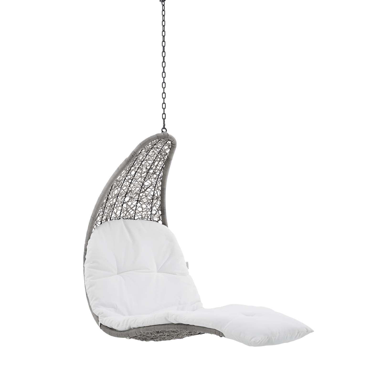 Landscape Hanging Chaise Lounge Outdoor Patio Swing Chair, EEI-4589 FredCo