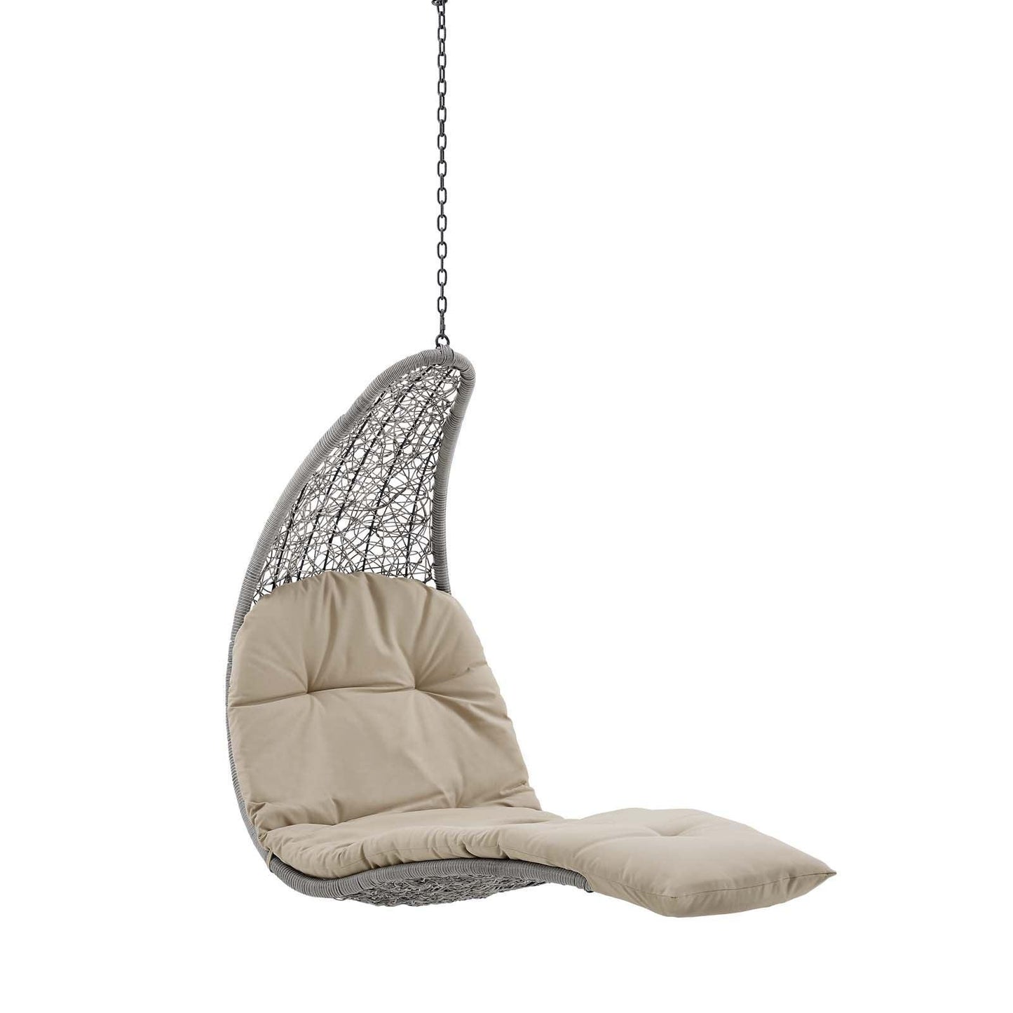 Landscape Hanging Chaise Lounge Outdoor Patio Swing Chair, EEI-4589 FredCo