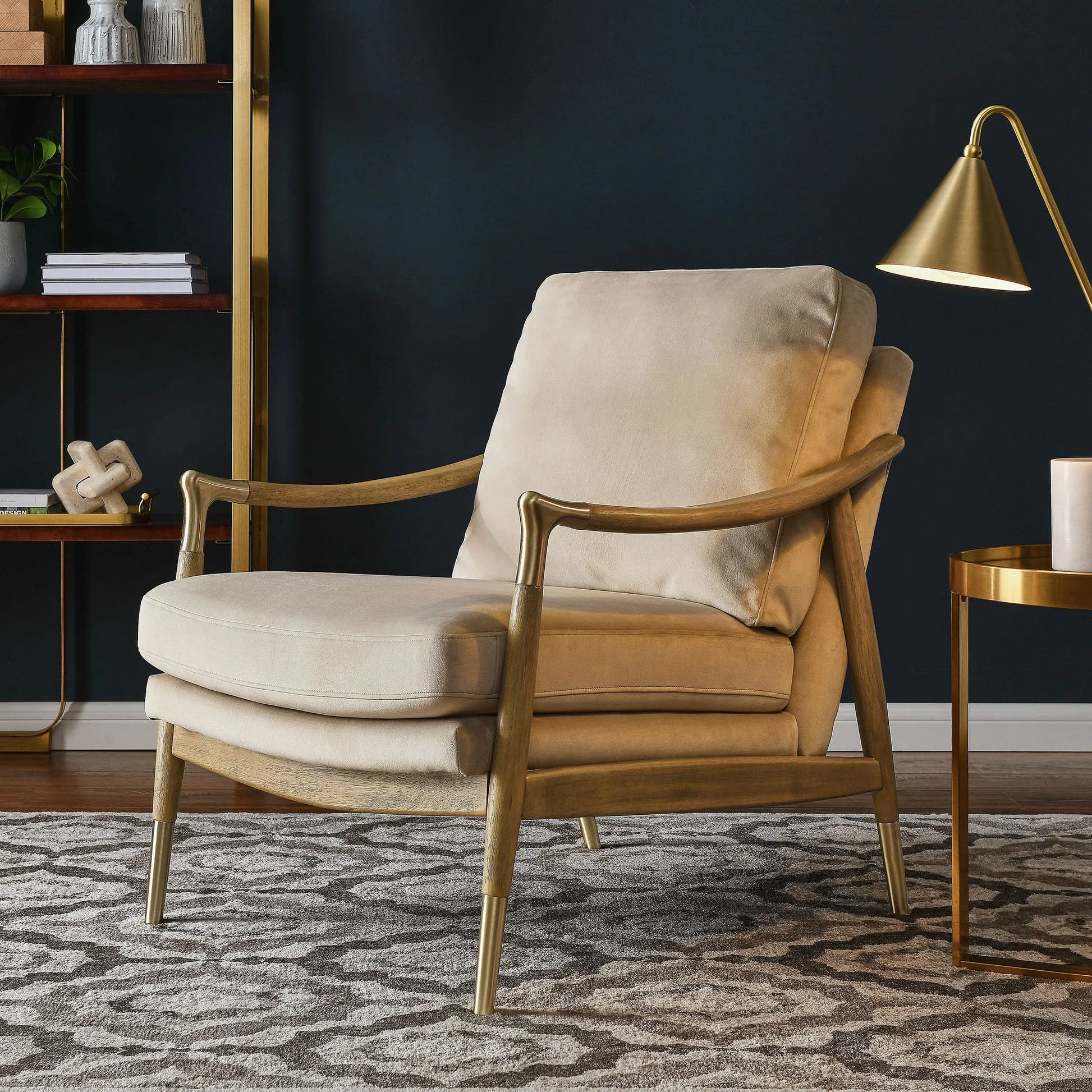 Langford Performance Velvet Accent Armchair by Modway EEI-7056 FredCo