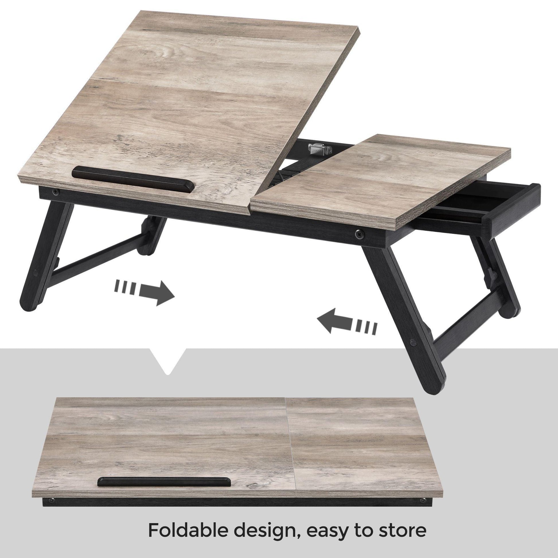 Laptop Desk with Adjustable Tilting Top FredCo