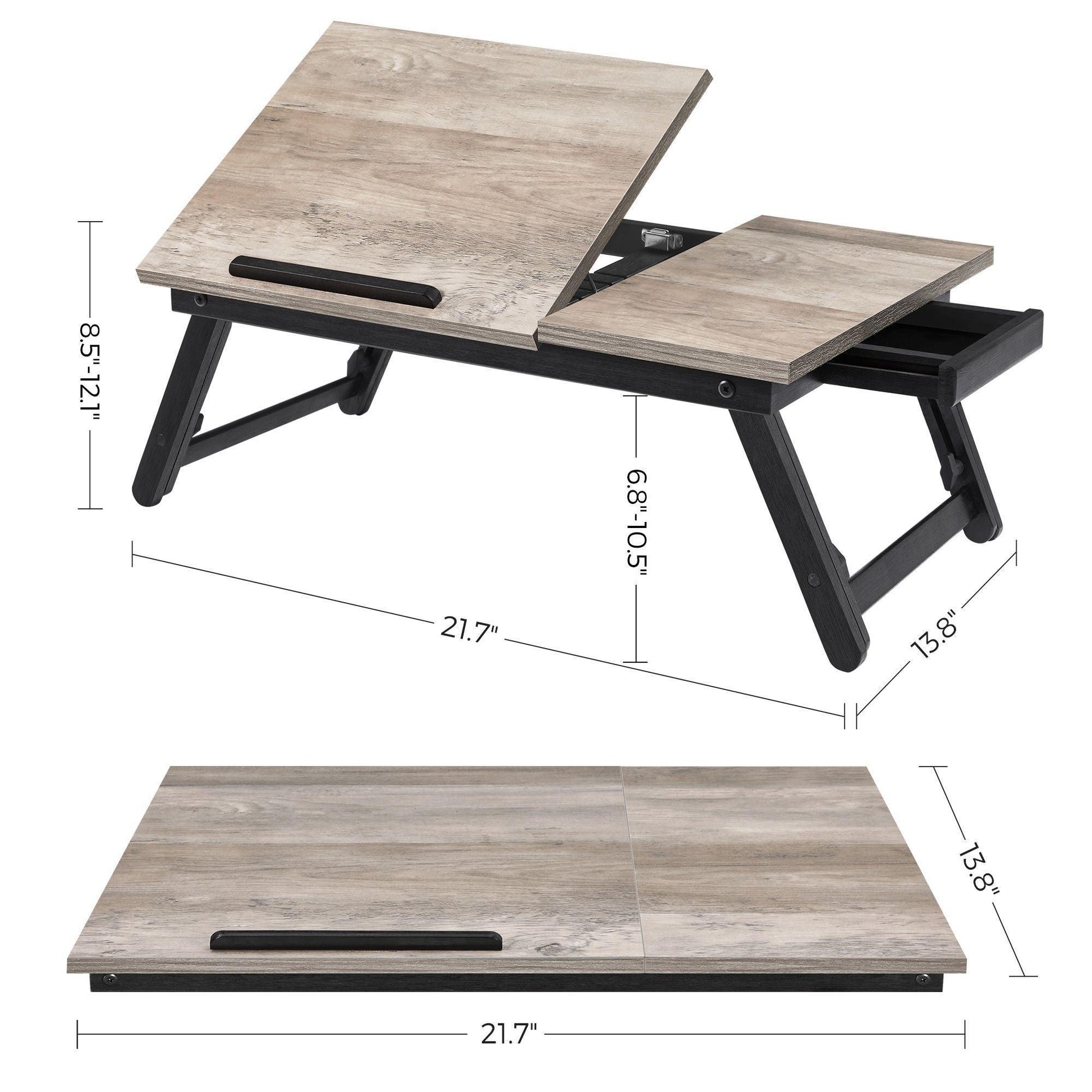 Laptop Desk with Adjustable Tilting Top FredCo