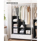 Large 6 Cube Storage Organizer Black FredCo