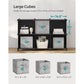 Large 6 Cube Storage Organizer Black FredCo