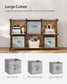 Large 6 Cube Storage Organizer Rustic Brown FredCo