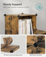 Large 6 Cube Storage Organizer Rustic Brown FredCo