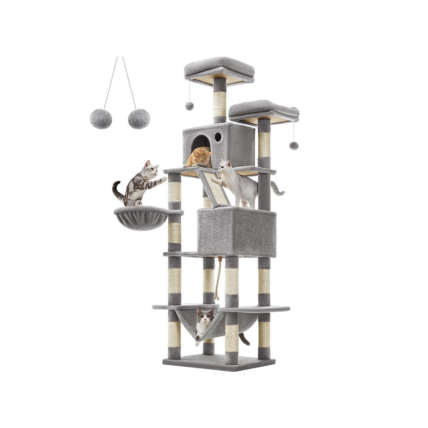Large Cat Tower with 13 Scratching Posts FredCo