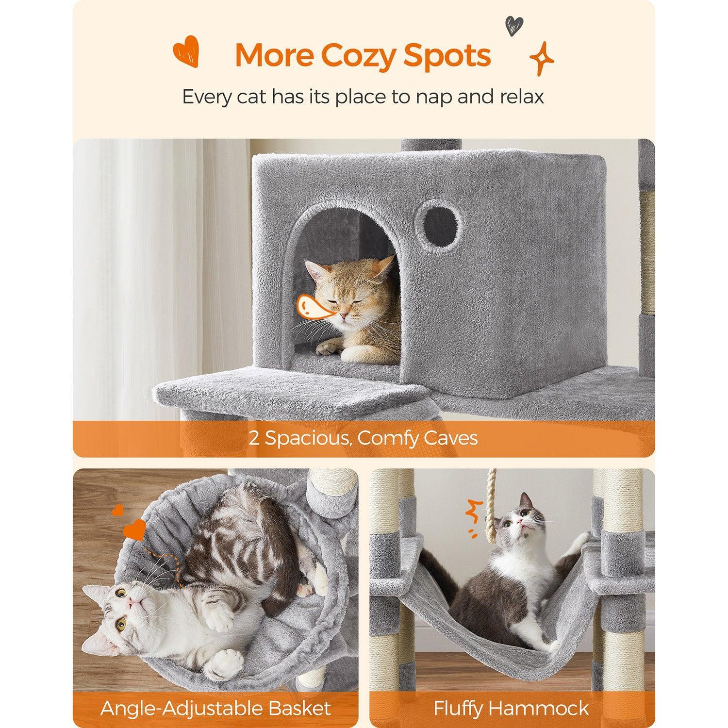 Large Cat Tower with 13 Scratching Posts FredCo