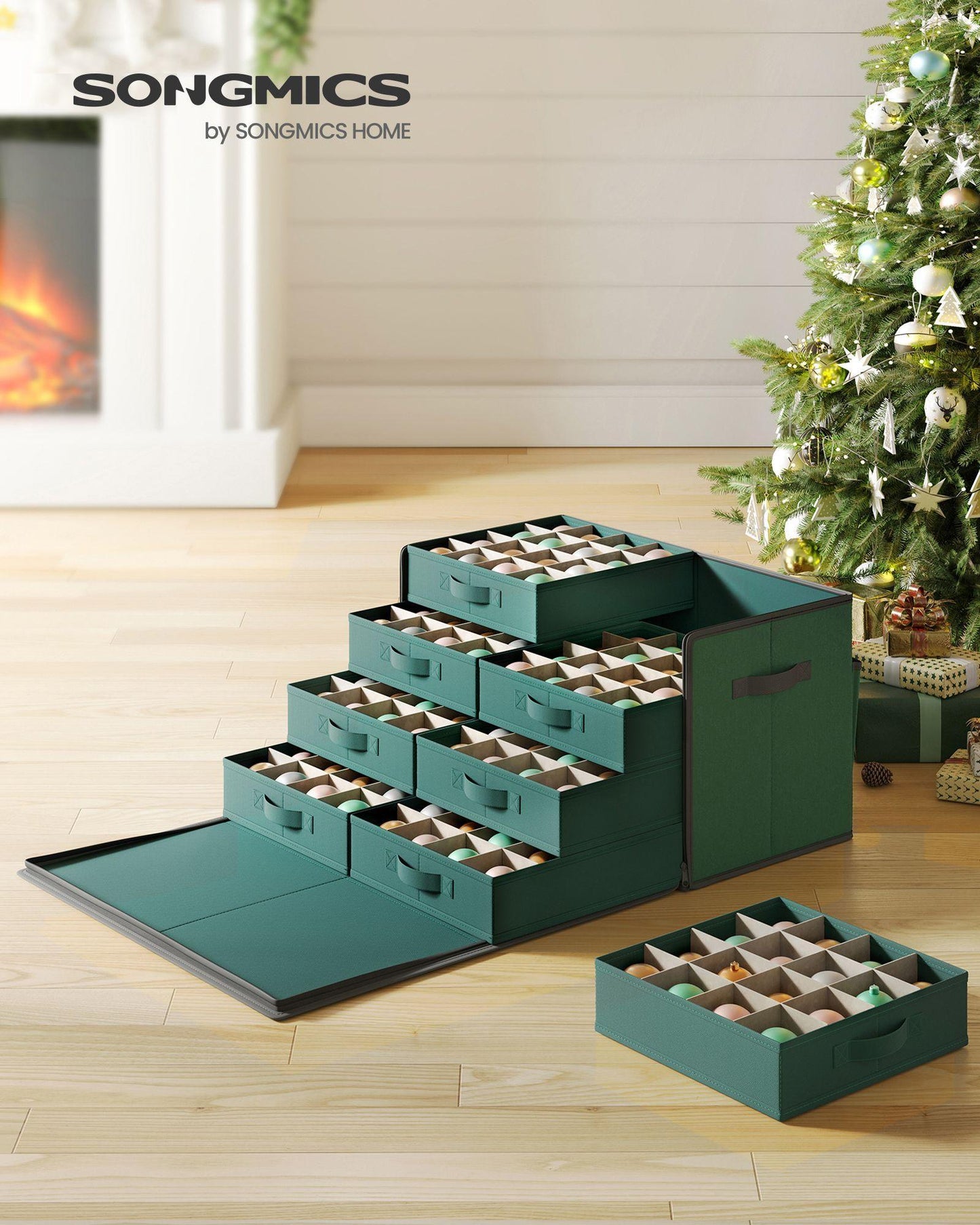 Large Christmas Ornament Storage Box FredCo