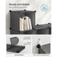 Large Cube Storage Organizer Gray FredCo