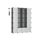 Large Cube Storage Organizer Gray FredCo