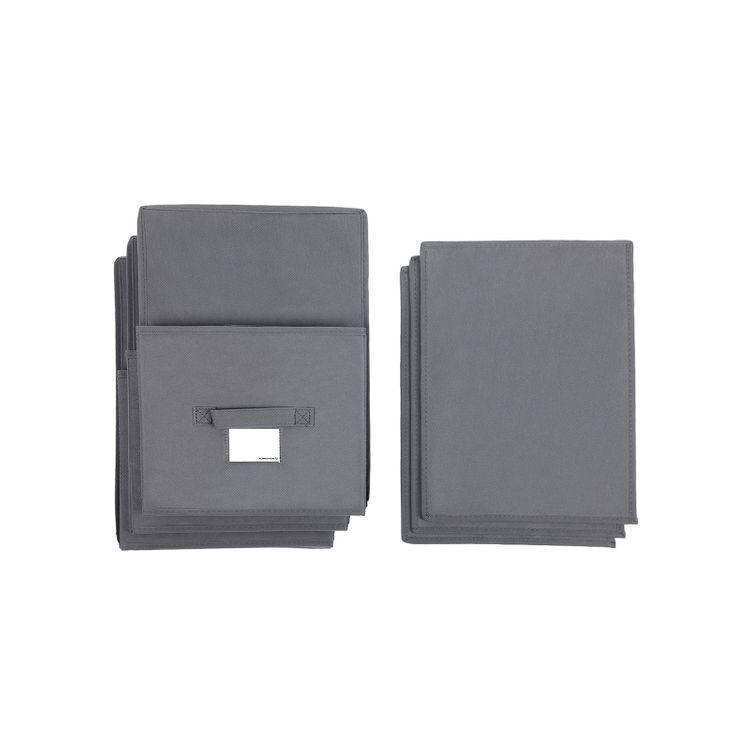 Large Grey Storage Bins FredCo
