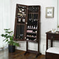 Large Mirror Jewelry Armoire FredCo
