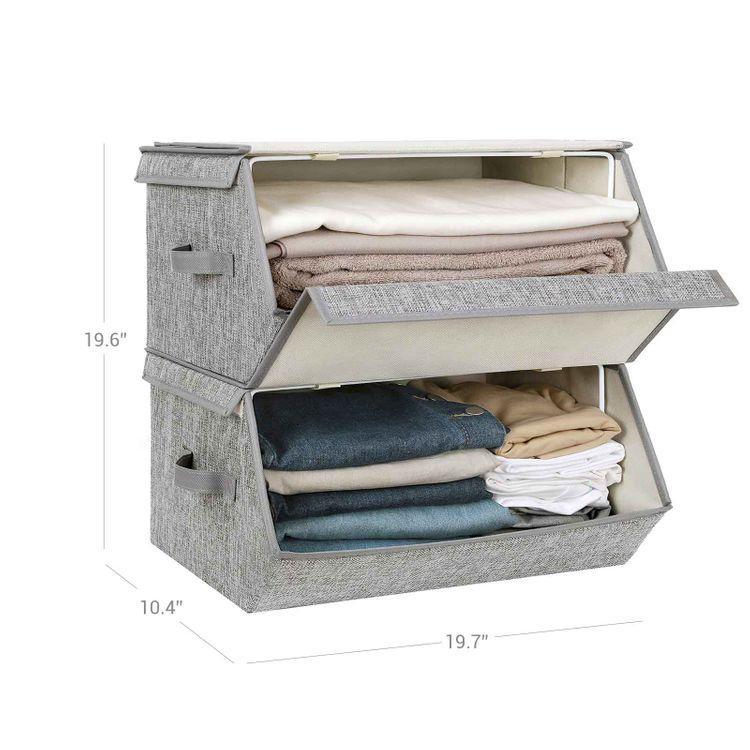 Large Stackable Storage Bins FredCo