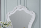 Latisha White Finish Mirror FredCo