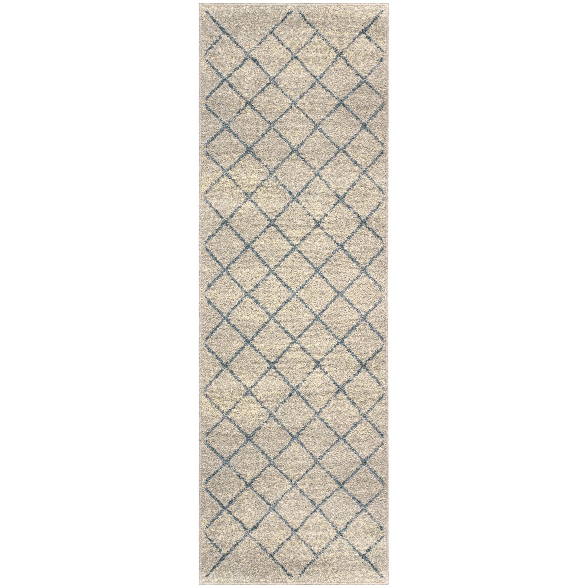 Lattice Modern Geometric Criss-Cross Rug FredCo