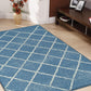 Lattice Modern Geometric Criss-Cross Rug FredCo