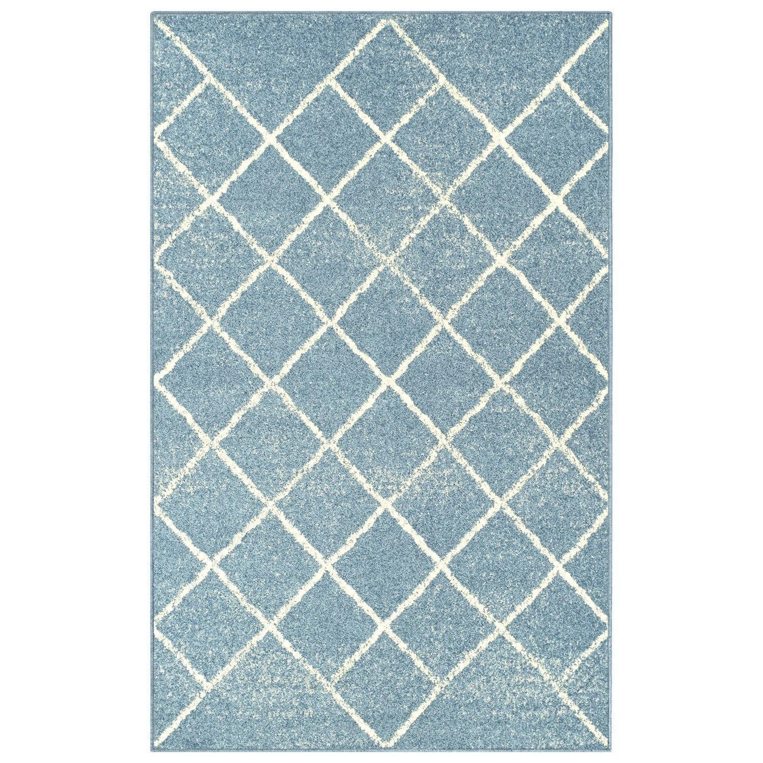 Lattice Modern Geometric Criss-Cross Rug FredCo