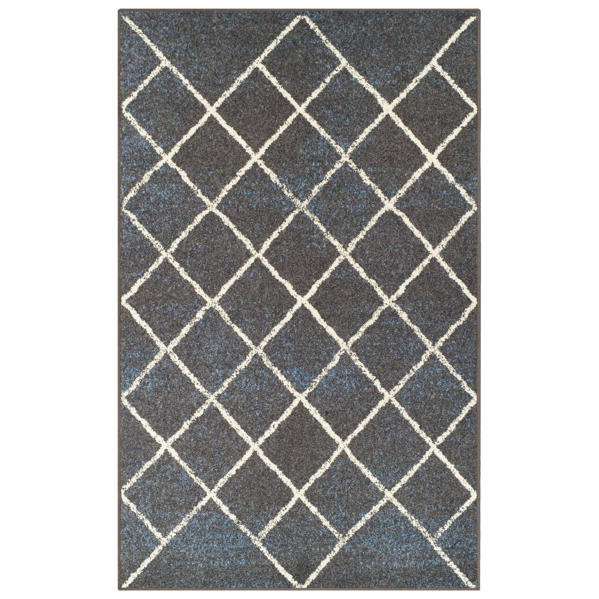 Lattice Modern Geometric Criss-Cross Rug FredCo