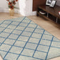 Lattice Modern Geometric Criss-Cross Rug FredCo