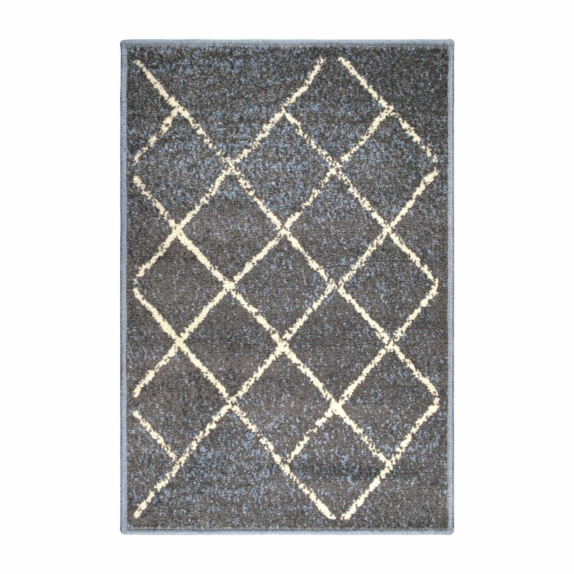 Lattice Modern Geometric Criss-Cross Rug FredCo