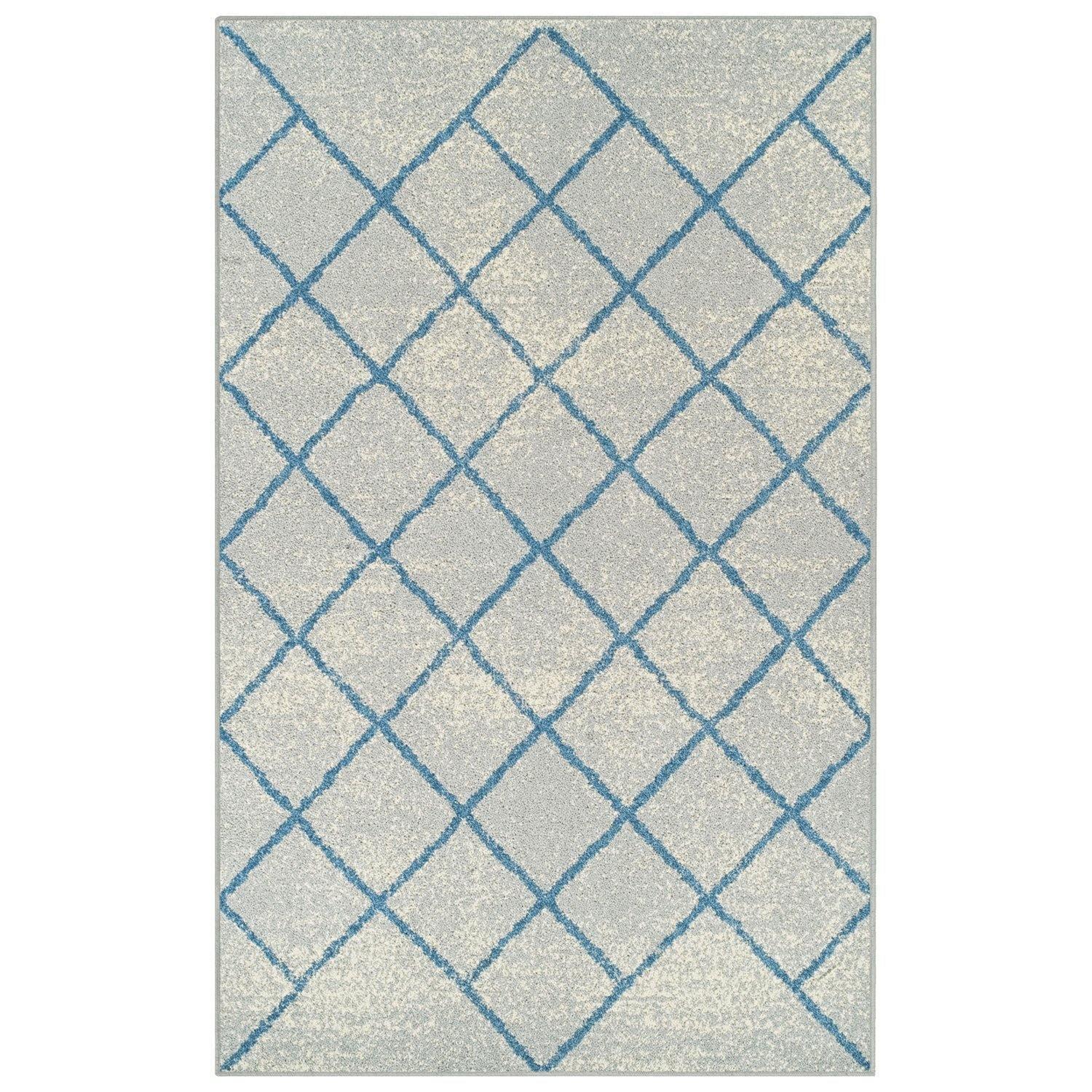 Lattice Modern Geometric Criss-Cross Rug FredCo