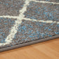 Lattice Modern Geometric Criss-Cross Rug FredCo