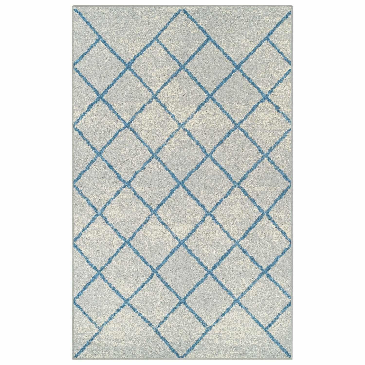 Lattice Modern Geometric Criss-Cross Rug FredCo
