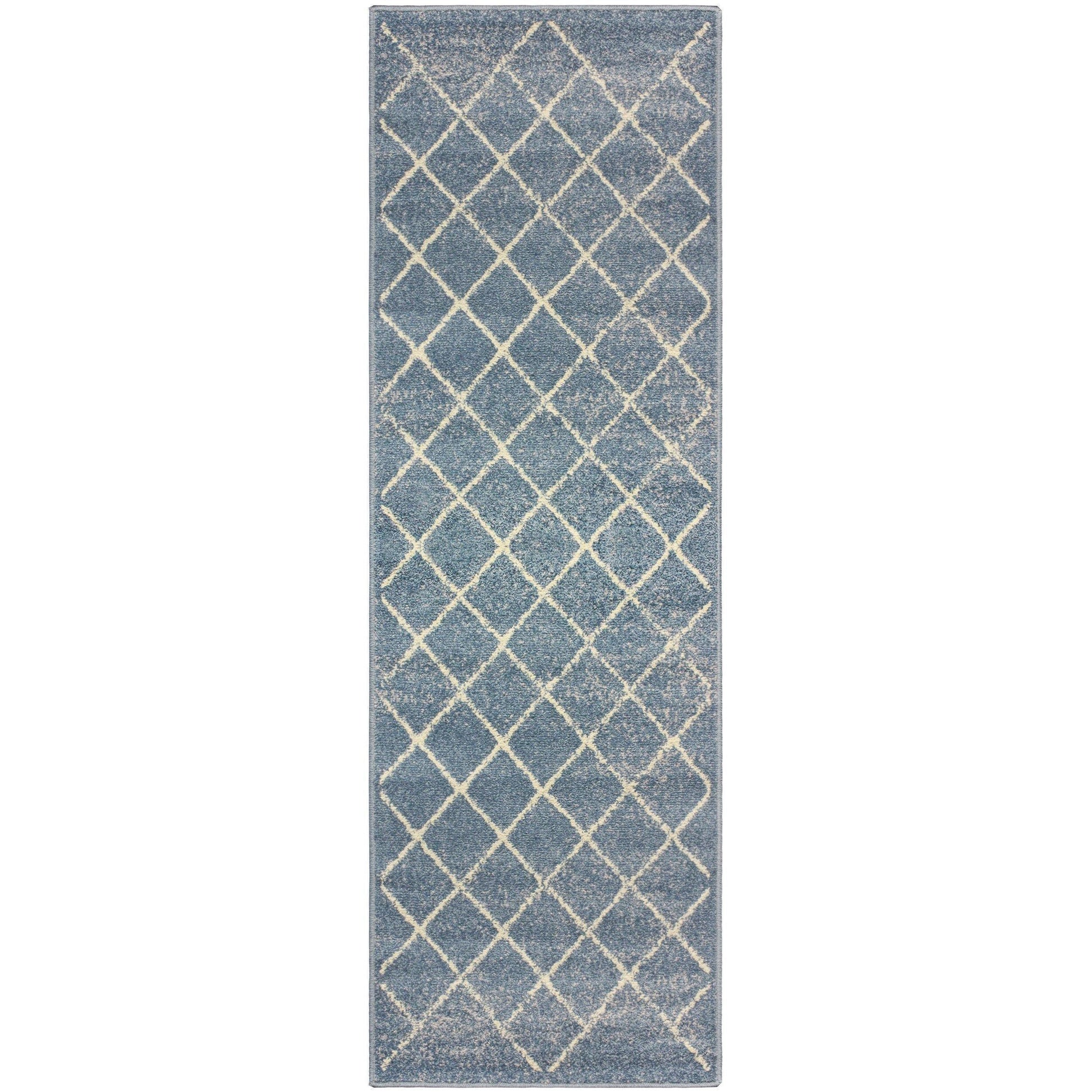 Lattice Modern Geometric Criss-Cross Rug FredCo