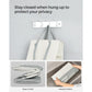 Laundry Basket with 2 Compartments Light Gray FredCo