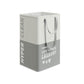 Laundry Basket with 2 Compartments Light Gray FredCo