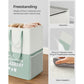 Laundry Basket with 2 Compartments Mint Green FredCo