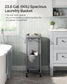 Laundry Basket with Wheels, Rolling Laundry Hamper Green FredCo