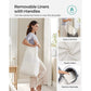 Laundry Hamper with Lid Gray FredCo