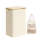 Laundry Hamper with Lid, Large Laundry Basket, 23.8 Gallons (90L), Cream White FredCo