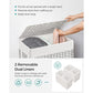 Laundry Hamper with Lid White FredCo