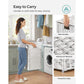 Laundry Hamper with Lid White FredCo